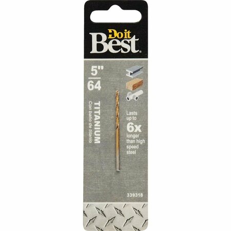 ALL-SOURCE 5/64 In. Titanium Drill Bit 218221DB